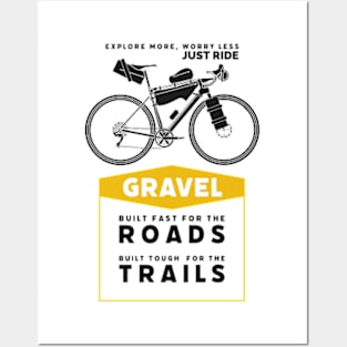 Gravel bike (Just Ride) Posters and Art